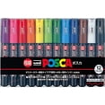 thumbnail image 3 of Uni-Posca Paint Marker Pen - Extra Fine Point - Set of 12 (PC-1M12C), 3 of 6