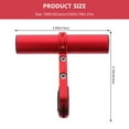 thumbnail image 2 of BRIGHTFUFU 1 Set Bicycle Multi-function Extension Rack Aluminum Alloy Handlebar Extender for Cyclists, 2 of 7