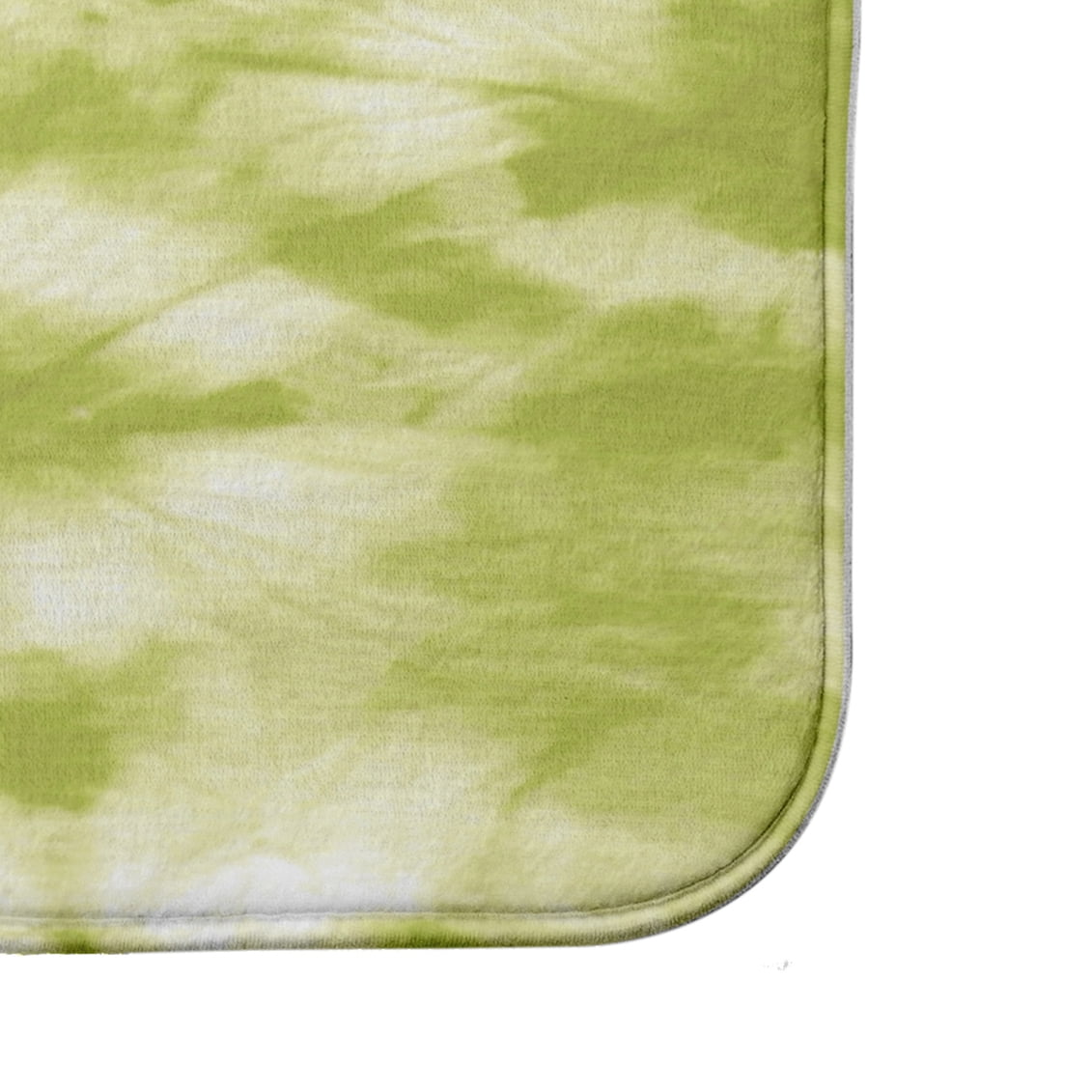 Simply Daisy 24" x 17" Plush Microfiber Green Chillax Bath Mat