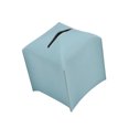 thumbnail image 1 of Tissue Box Holder Simple Style Square PU Roll Paper Container Restaurant Supplies Bedroom Living Room Kitchen Accessories Blue, 1 of 9
