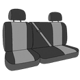 thumbnail image 3 of CalTrend Rear 60/40 Split Bench NeoSupreme Seat Covers for 2007-2012 Jeep Liberty|Patriot - JP165-10NA Purple Insert and Trim, 3 of 3