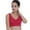 Red, variant on Wuffmeow Plus Size Bras For Women Seamless Bra With Pads Big Size Bralette Push Up Brassiere Bra Vest Wireless 4XL 5XL 6XL