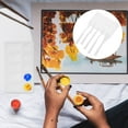 thumbnail image 1 of Phenofice 6Pcs Plastic Scraper Tool Set for Painting with Integrated Palette and Spatula White, 1 of 8