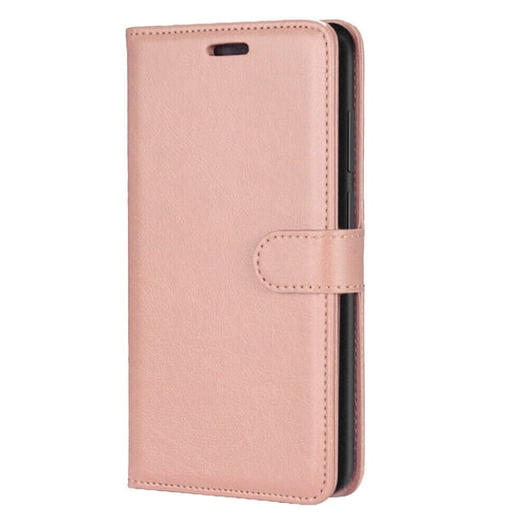 For Motorola Moto G 5G 2025 XT2513V Wallet Pouch Cover Phone Case   Tempered Glass - EM Rose Gold