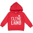 thumbnail image 2 of Inktastic Cleveland, Ohio Distressed Font Toddler Hoodie, 2 of 4