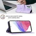 thumbnail image 3 of Allytech for Samsung Galaxy A53 5G Crossbody Case, Wallet Purse Handbag Case with Shoulder Strap Neck Strap Card Slots Pocket PU Leather Magnetic Flip Kickstand Cover for Galaxy A53 5G (2022), Purple, 3 of 9