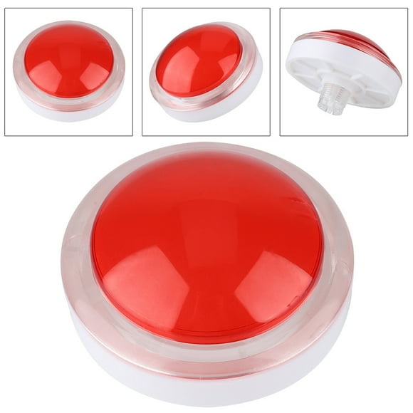 Botón de videojuego Arcade, lámpara de luz LED de 100 mm, botón pulsador de juego, botón de luz LED, confiabilidad excepcional
