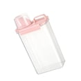 thumbnail image 2 of Transparent Fresh Keeping Storage Container Leakproof Canister Home Storage Jars pink cover, 2 of 9