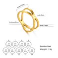 thumbnail image 1 of Anillos de pareja de acero inoxidable COOLTIME, anillo de compromiso con cruz sobrenatural de Color plateado para hombre y mujer, regalo de boda, joyería de moda Tan Jianjun  unisex, 1 of 2