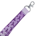 thumbnail image 2 of PinMart's Purple Domestic Violence Awareness Lanyard w/ Safety Release, 2 of 2