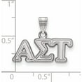 thumbnail image 2 of Sterling Silver Rh-Plated Logoart Alpha Sigma Tau Small Pendant (15 X 21) Made In United States ss002als, 2 of 5