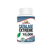 Catalase Extreme 10,000 Dietary Supplement Capsules, 60 count