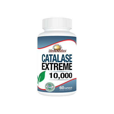 Catalase Extreme 10,000 Dietary Supplement Capsules, 60 count