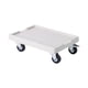 thumbnail image 5 of Soporte para macetas con ruedas giratorias de 360 ​​grados, soporte para plantas rodante, paleta blanco, 5 of 9