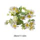 thumbnail image 3 of Plantas Verdes Artificiales De Plástico 1 unidad de arreglos florales artificiales de plástico blanco para decoración de bodas y adornos de sala de estar. Rkxzt, 3 of 9