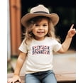 thumbnail image 3 of America Sunflower Shirt for Women, Youth and Toddler Girls Red & Blue Patriotc Tee Natural Shirt 2T, 3 of 5