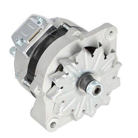 Alternator - Denso Style without Pulley (13143) fits John Deere 4040 4050 4240 4250 4440 4450 AR87205 fits Delco Remy 10459519 fits Denso 021000-7410