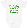 thumbnail image 3 of Inktastic I'm So Lucky I'm a Big Sister to Be Girls Baby Bodysuit, 3 of 5