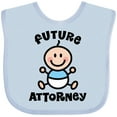 thumbnail image 3 of Inktastic Future Attorney Lawyer in Training Boys Baby Bib, 3 of 4
