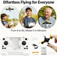 thumbnail image 6 of Mini Drone Beginner-Friendly Stunt Flyer, Beginner Friendly Stunt Flyer, 2025 Mini Unmanned Small Four-Axis Remote Control Aircraft, 360° Rotating with LED& Altitude Hold, for All-Ages (Black), 6 of 16
