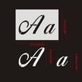 thumbnail image 4 of DPTALR 40 Piece Set Of English Alphanumeric Template DIY Hollow Wall Painting Decoration Custom Template, 4 of 9