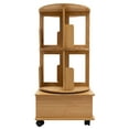 thumbnail image 5 of 2-Layer Large Capacity Rotating End Table Side End Table Living Room Furniture, 5 of 28