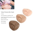 thumbnail image 3 of Piel De Práctica De Maquillaje De Cara Completa, 3 Colores, Cabeza De Piel De Práctica De Tatuaje, Silicona 5D Para Tienda De Tatuajes, 3 of 7