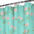 thumbnail image 3 of Pioneer Flower Floral Print Pattern Shower Curtain 72"x72", Bathroom Decorative Shower Curtain Set with 12 Hooks, Waterproof Washable, 3 of 6