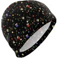 thumbnail image 1 of FYBTO Swimming Cap Xmas Winter Christmas Ornament Unisex Adult FYBTO Polyester, 1 of 4