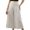 Khaki, variant on Durtebeua Women's Cotton Elastic Waist Wide Leg Capris Pocket Casual Pants Loose Women's Pants