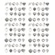 thumbnail image 1 of 100 Piezas Dijes de Corazón de San Valentín Colgante de Amor de Corazón Pendientes DIY Románticos para el Día de San Valentín Esposa Mujer Niña Ella, 1 of 6
