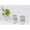thumbnail image 5 of QASHWEY Lake Lovers Gifts Mug, Lake Themed Gifts Coffee Mug, Lake Gifts for Women Men, Lake House Mug Tea Cup Gifts for Lake Lovers Owners Women Men,Memories Made at The Lake Coffee Cups Ceramic 11oz, 5 of 5