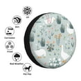 thumbnail image 4 of Kdxio Spare Tire Cover for RV Trailer, Waterproof Wheel Cover,Camper Spare Tire Cover Fit for Rv SUV Truck Travel Trailer 14 inch-Goose and Doodle Flowers, 4 of 8