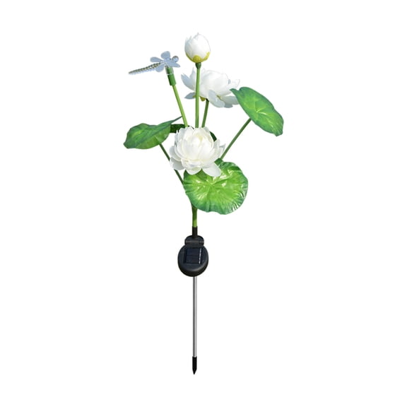 Solar Garden Lights, Color Changing Outdoor Decorations with Dragonfly, Butterfly & Hummingbird Stakes for Yard, Patio, Flowerbed Landscape