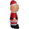 thumbnail image 4 of 5 ft Charlie Brown in Santa Outfit Christmas Airblown Yard Inflatable, Multicolor, by Peanuts, 4 of 6