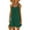 B125 Green plus size summer dresses Clearance Under $5, variant on Womens Casual Beach Cover Up Athletic Short Mini Sun Dress Summer Spring Spaghetti Strap Sleeveless Beach Dresses Scoop Neck Holiday Outfits Funaral Dresses