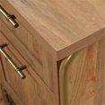 thumbnail image 5 of Pemberly Row Engineered Wood L-Shaped Desk in Sindoori Mango Brown/Gold, 5 of 17