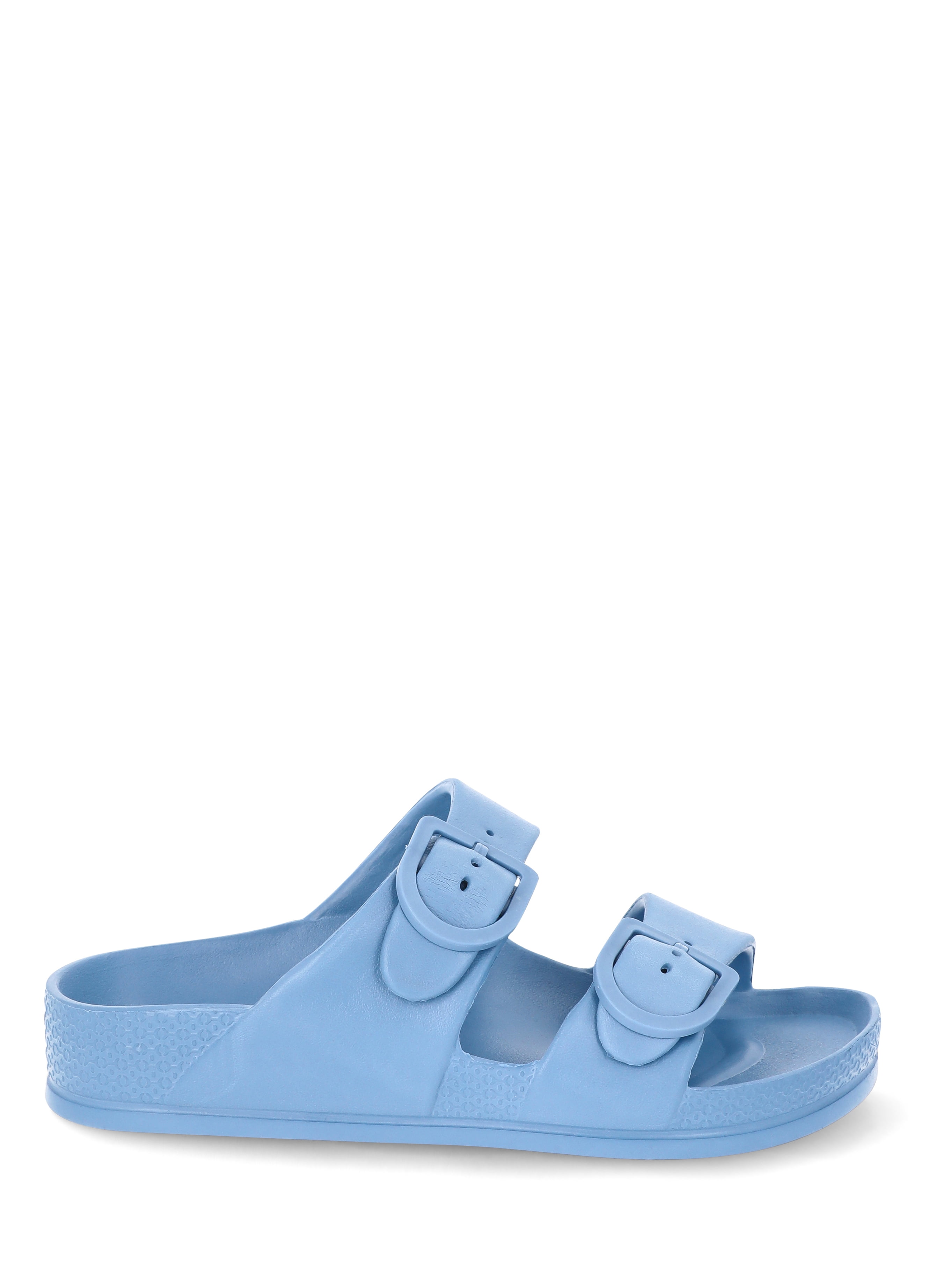 No Boundaries Women's Two Buckle EVA Slide Sandals