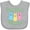 AC-Heather Grey, variant on Inktastic Funny Easter Just Chillin' with My Peeps Boys or Girls Baby Bib