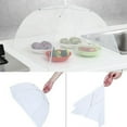 thumbnail image 5 of pdqouc 2 Large Pop-Up Mesh Screen Protect Food Cover Tent Dome Net Umbrella Picnic for Outdoors Screen Tents Parties Picnics BBQs Reusable and Collapsible 17 Inches, 5 of 5
