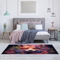 thumbnail image 5 of Fragmented Flowers Polyester Right-Angle Floor Mat - Durable Entryway Rug for Home Decor with Backing - Easy to Clean Indoor/Outdoor Welcome Mat., 5 of 6