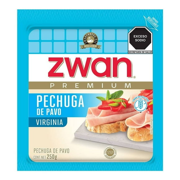 Pechuga de pavo Zwan premium virginia 250 g