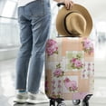 thumbnail image 2 of Pioneer Flower Floral Print Pattern Luggage Cover Fashion Suitcase Cover Baggage Covers Fit 25-28 Inch Luggage (Go Travel), 2 of 5