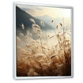 thumbnail image 2 of Designart "Mountain View In Ivory Island Meadows" Palms & Palm Trees Floater Framed Canvas Prints, 2 of 5
