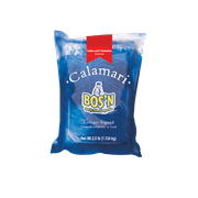 Bos'n Frozen Calamari, 2.5 lb Bag, Contains Shellfish