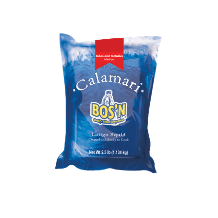 Bos'n Frozen Calamari, 2.5 lb Bag, Contains Shellfish