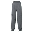 thumbnail image 6 of Audhol Hiking Cargo Pants Women, Solid Color Pocket Work Pants Long Pants and Casual Pants for Women's Daily Use Pants for Women Trendy Light Ashy 3XL, 6 of 6