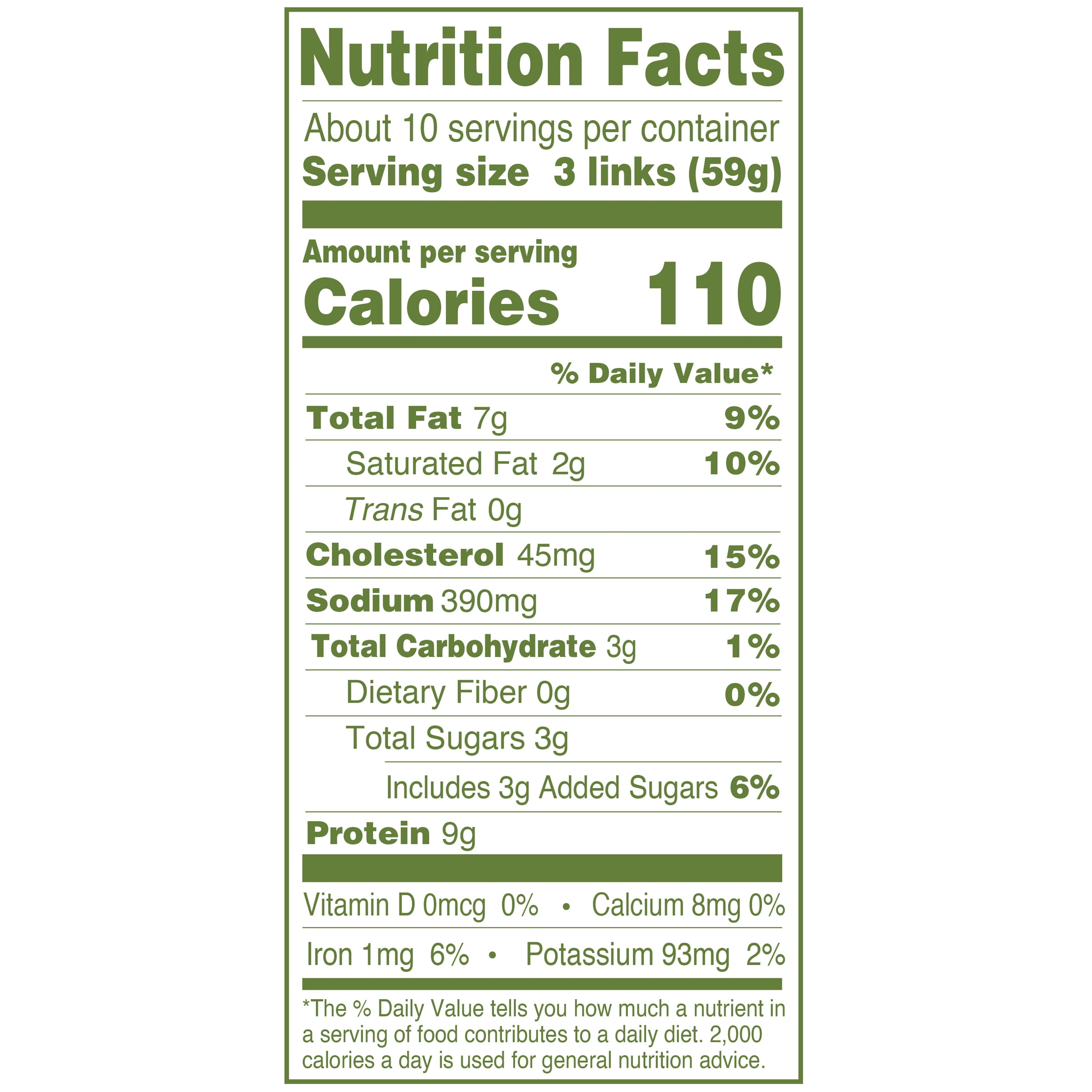 Applegate Naturals Chicken & Maple Breakfast Sausage Links, 20oz (Frozen)