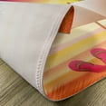 thumbnail image 5 of Ambesonne Orange Place Mats Set of 4, Summer Sunset on Beach, Standard Size, Orange and Yellow, 5 of 6