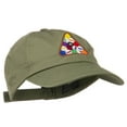 thumbnail image 5 of Balls Pool Rack Embroidered Low Profile Washed Cap - Olive OSFM, 5 of 5